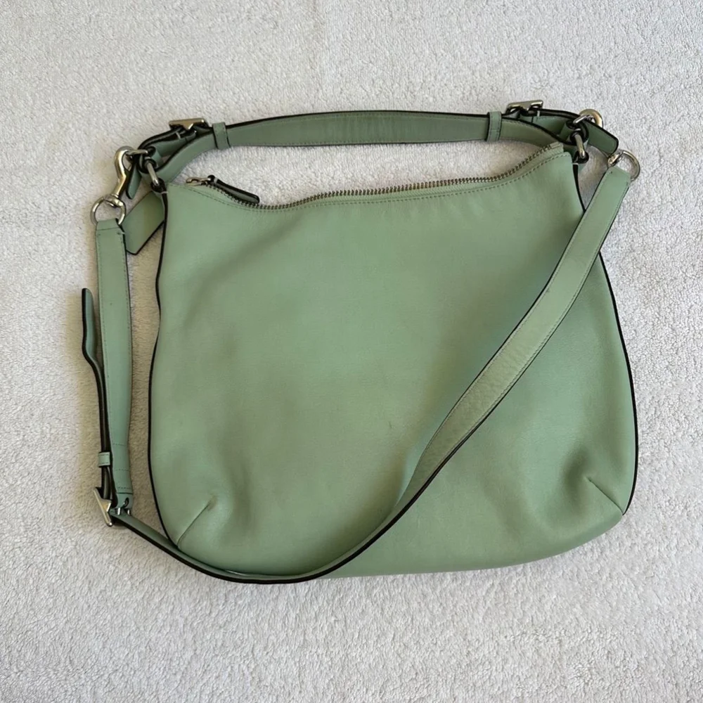Coach Handbag Legacy Leather Courtenay Mint Green Hobo Shoulder Bag